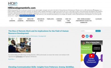 hrdevelopmentinfo.com screenshot