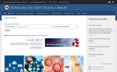 hsdl.org screenshot