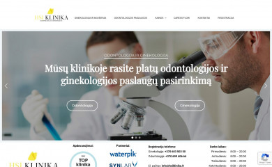 hsiklinika.lt screenshot