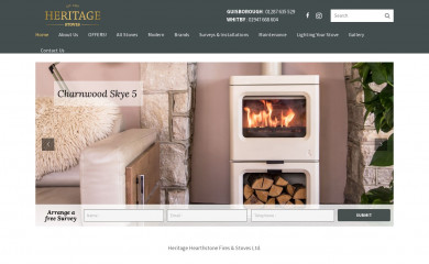 hstoves.co.uk screenshot