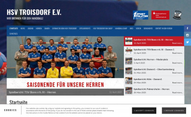 hsv-troisdorf.de screenshot