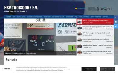 hsv-troisdorf.de screenshot