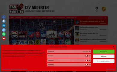 hsv-hannover.de screenshot
