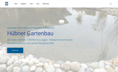 hübner-gartenbau.de screenshot