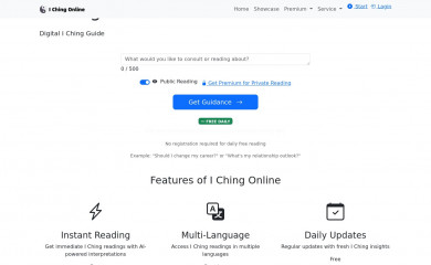 i-ching.page screenshot