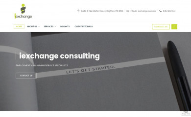 i-exchange.com.au screenshot