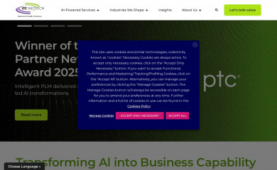 itcinfotech.com screenshot