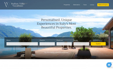 italianvillavacations.com.au screenshot