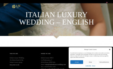 italianluxurywedding.com screenshot