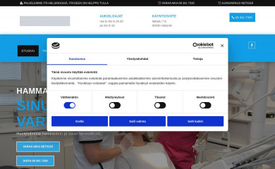 itavaylanhammaslaakarit.fi screenshot