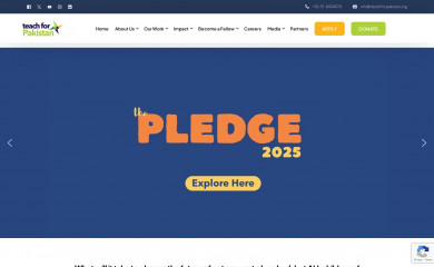 iteachforpakistan.org screenshot