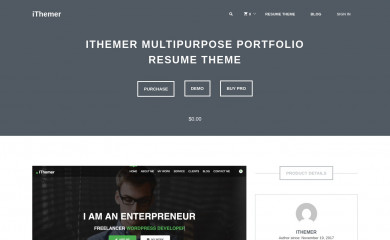 https://ithemer.com/themes/ithemer-free-wordpress-theme/ screenshot