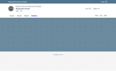 itisartom.edu.it screenshot