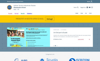 itisartom.edu.it screenshot
