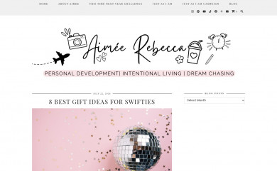 itsaimeerebecca.com screenshot