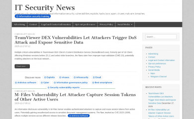 itsecuritynews.info screenshot