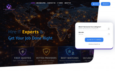 itservicesadvisor.com screenshot