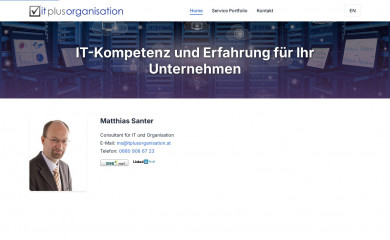 itplusorganisation.at screenshot