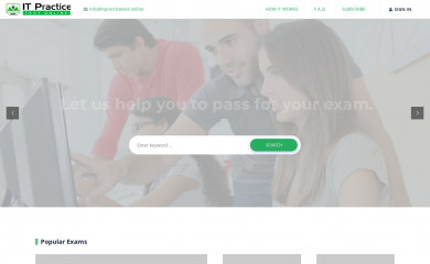 itpracticetest.online screenshot
