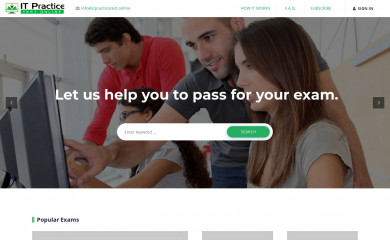 itpracticetest.online screenshot