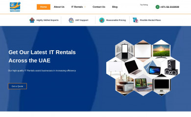 itrentalsuae.com screenshot