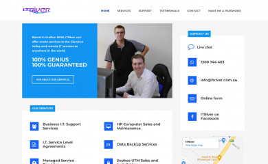 itriver.com.au screenshot