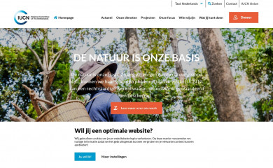 iucn.nl screenshot