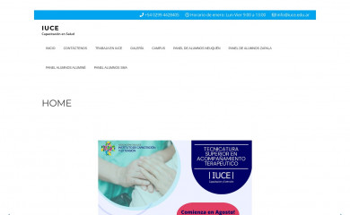 iuce.edu.ar screenshot