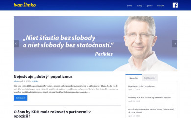 ivansimko.sk screenshot