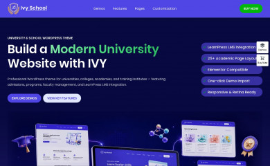 Ivy School | Shared By VestaThemes.com screenshot