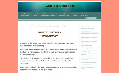 iwanttobeavoiceactor.com screenshot