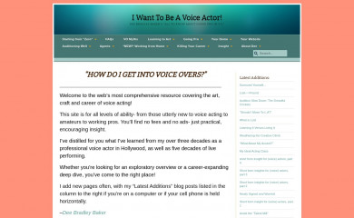 iwanttobeavoiceactor.com screenshot