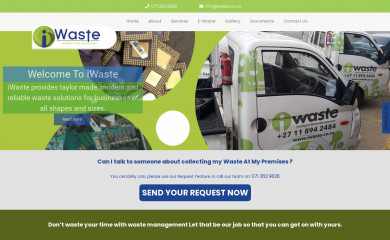 iwaste.co.za screenshot
