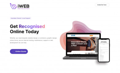 iwebdeveloper.com.au screenshot