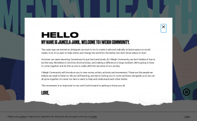 iweighcommunity.com screenshot