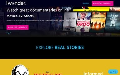 http://iwonder.com screenshot