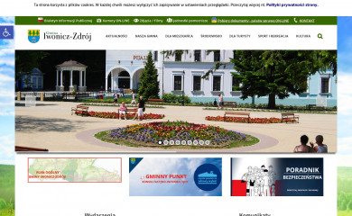 iwonicz-zdroj.pl screenshot