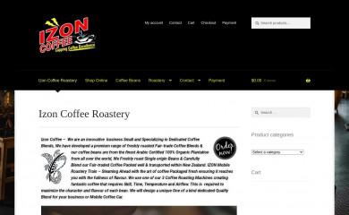 izoncoffee.net screenshot