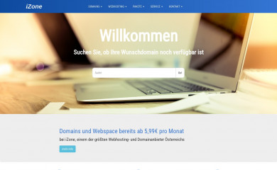 izone.at screenshot