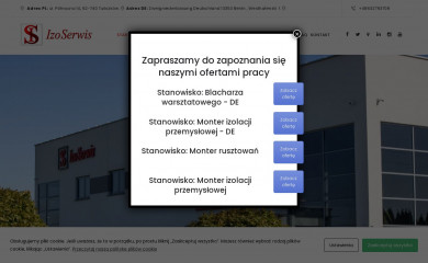 izoserwis.net screenshot