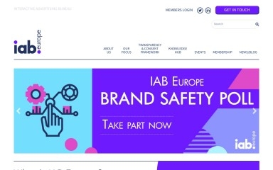 http://iabeurope.eu screenshot