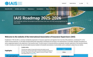iaisweb.org screenshot