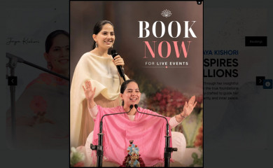 iamjayakishori.com screenshot