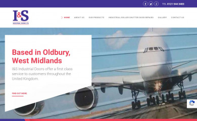 iandsindustrialdoorsltd.co.uk screenshot