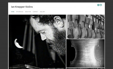 ianknepperviolins.com screenshot