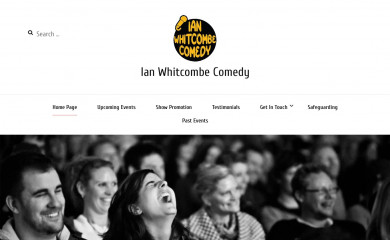 ianwhitcombecomedy.com screenshot