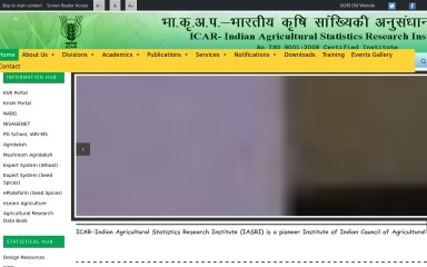 http://iasri.res.in screenshot