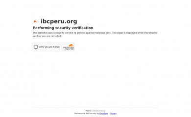 ibcperu.org screenshot