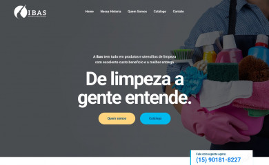 ibasdistribuidora.com.br screenshot