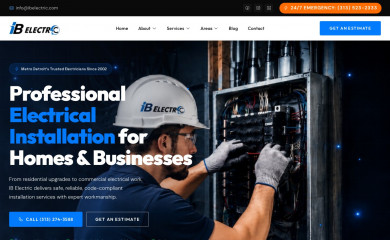 ibelectric.com screenshot